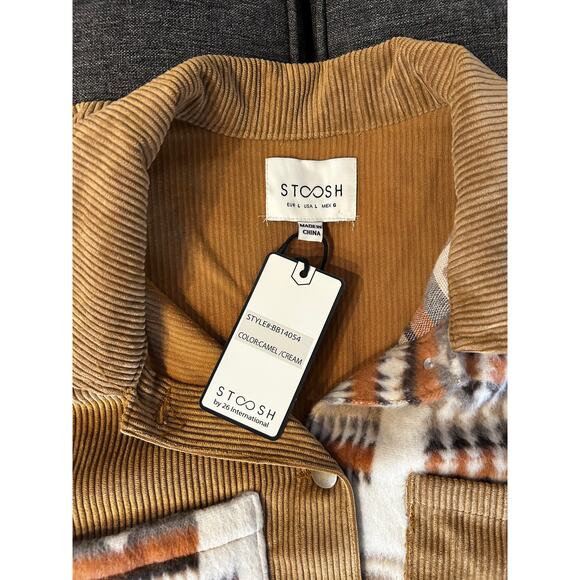 Stoosh Corduroy Western Shirt Jacket | Southwestern (Size Large) - Picture 3 of 11